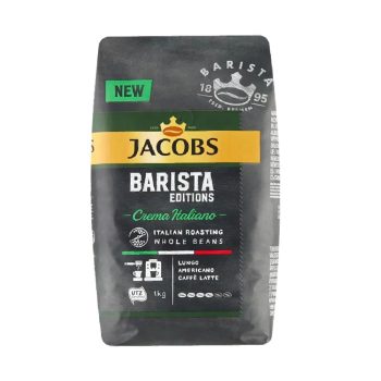 Jacobs Barista Editions Crema Italiano whole beans coffee bag (Italian roasting)