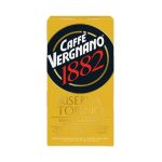 Caffè Vergnano 1882 Riserva Torino coffee capsules packaging (yellow box) showing brand logo 100% Arabica