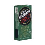 Box of Caffè Vergnano 1882 Riserva Torino Nobile coffee capsules, green packaging for home espresso machines (Nespresso-compatible).